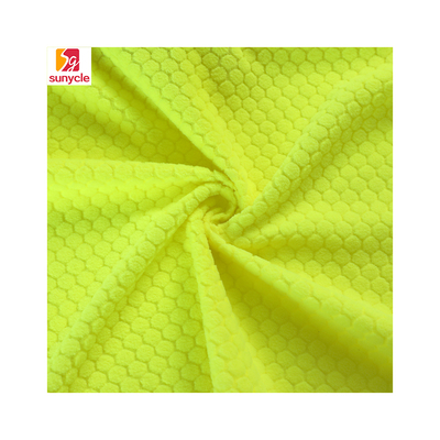 Pola Kustom Micro Fleece Polyester Fabric 150D Anti Pilling Untuk Celana Panjang