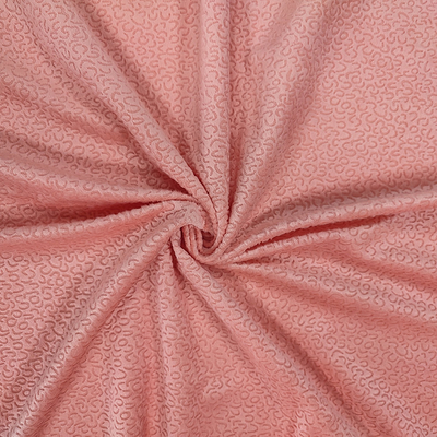 100% Polyester Kain Beludru Super Lembut Membakar Warna Polos Dayed