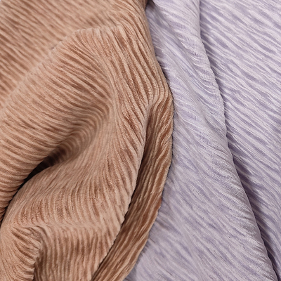 245 Gsm Super Soft Crushed Knit Velour Fabric Untuk Jacked