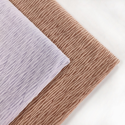 245 Gsm Super Soft Crushed Knit Velour Fabric Untuk Jacked