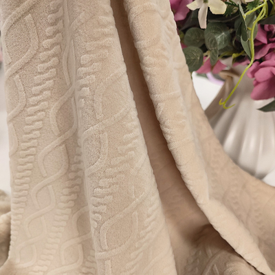 Customizable Super Soft Fabric Velvet Special Sheared 100% Polyester Home Textile