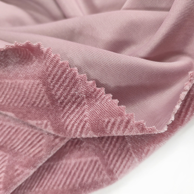 Kain Beludru Korea yang Disikat 0.5mm Tinggi Tumpukan Polyester