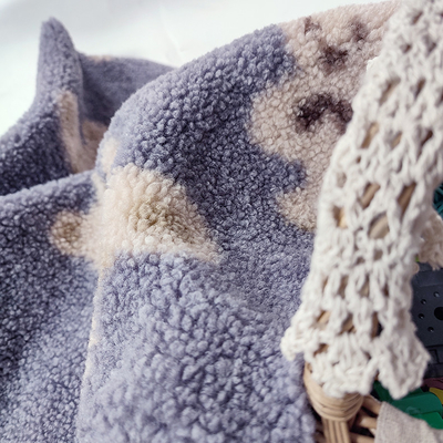 Teddy Bear Sherpa Fleece Fabric 330 Gsm 100% Polyester Bear Dicetak