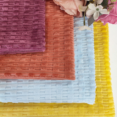 240GSM Flanel Fleece Jacquard Fabric Polyester Sleepwear Pillow