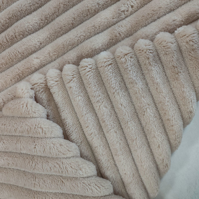 Aneka Warna Strip Kain Flanel Fleece 160cm Dalam Dua Sisi Untuk Pakaian Tidur
