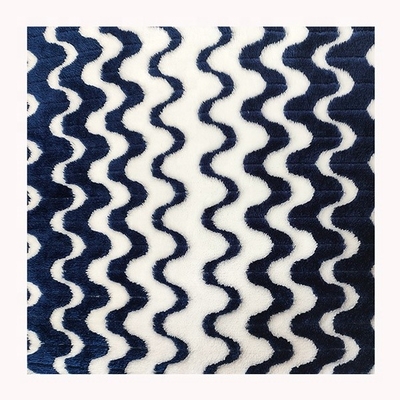 Cationic Jacquard Flanel Fleece Fabric 260gsm Untuk Pakaian Tekstil Rumah Selimut Hangat