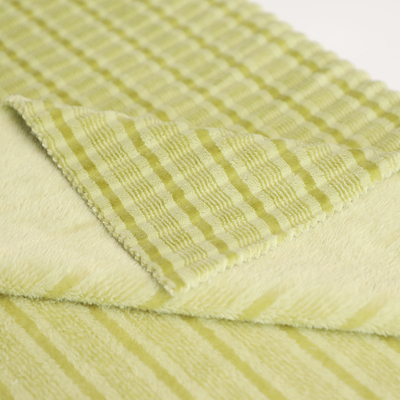 Cationic Sheared Flanel Fleece Fabric 280gsm 150D Untuk Selimut Mainan Piyama