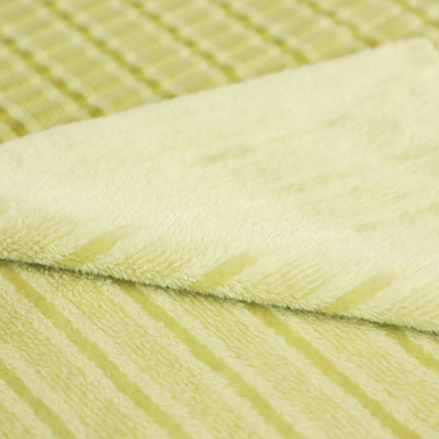 Cationic Sheared Flanel Fleece Fabric 280gsm 150D Untuk Selimut Mainan Piyama
