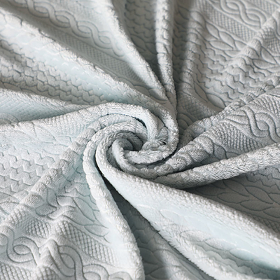 Kain Selimut Lembut Rajutan Timbul 200gsm 58'' 60"