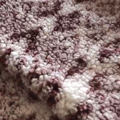 100% Polyester Sherpa Fleece Fabric Rajutan Coral Blanket Piyama Garment