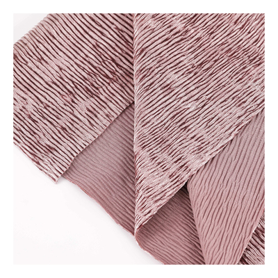 Kain Beludru Korea Lipit Crinkle Padat Rajutan 260gsm