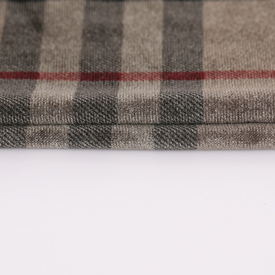Kopi Warna Kotak-kotak Bermotif Kain Beludru 240gsm Untuk Bantal Tirai Celana