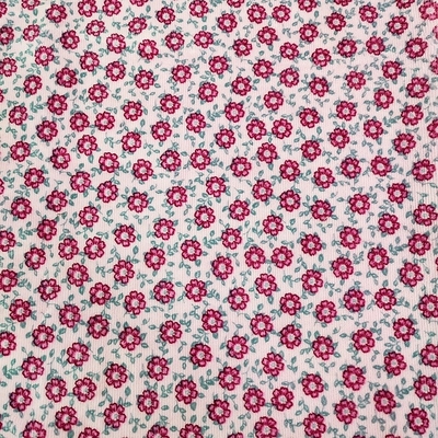 Bunga Dicetak Jacquard Velour Velvet Fabric 310gsm 100% Polyester