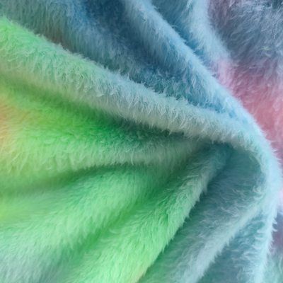 Tie Dyed 340gsm Kain Flanel Disikat 150D 288F