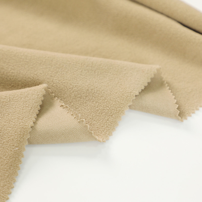 Soft Polar 250gsm Micro Fleece Fabric 288F Untuk Lapisan Tas